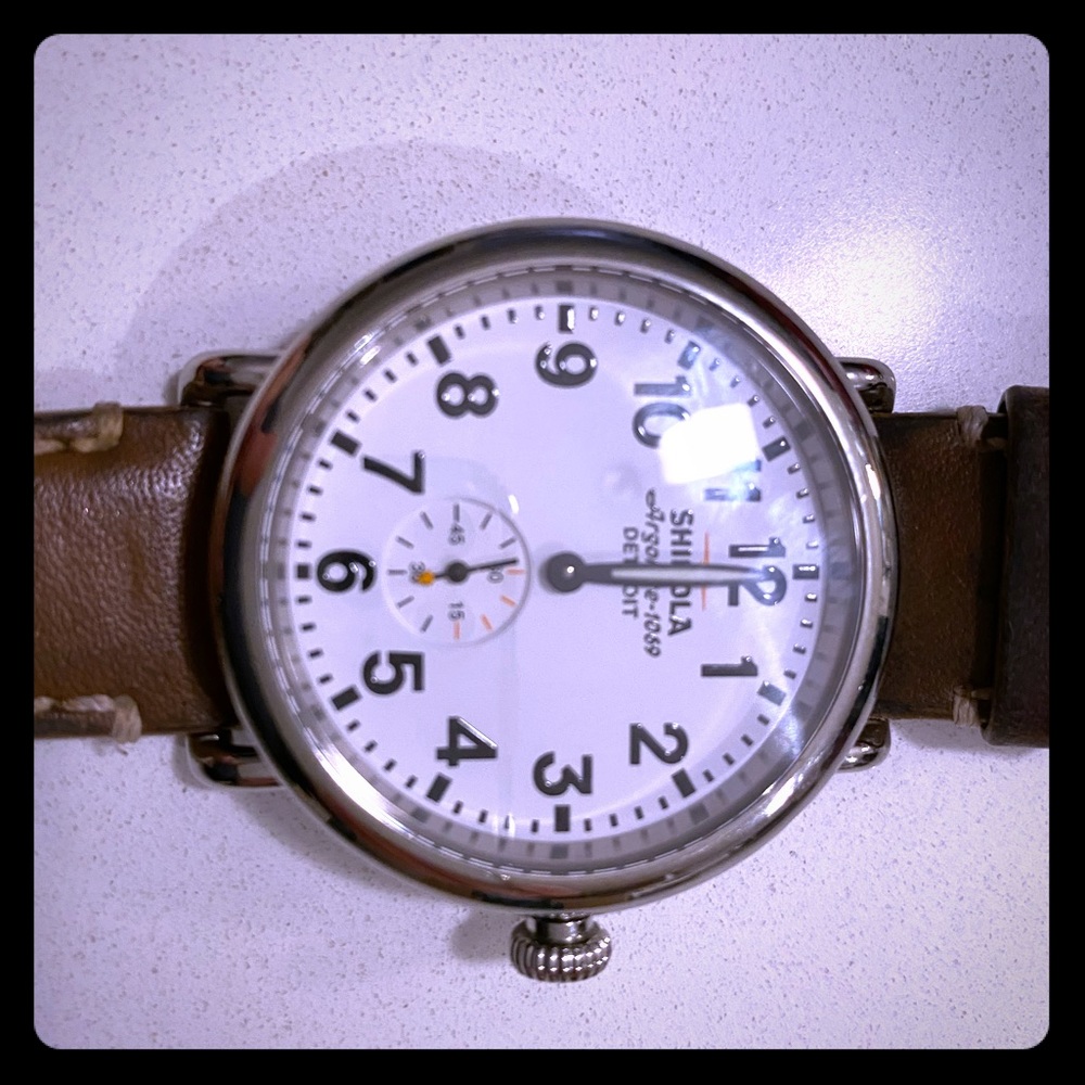 Shinola 41mm watch original Runwell